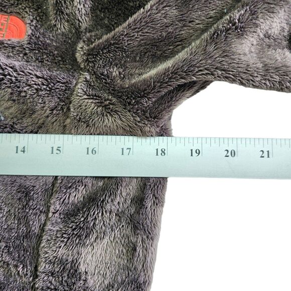 The North Face Sherpa Fleece Jacket Womens Small Brown Orange Full Zip Casual - Picture 7 of 9